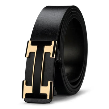 2024 New Wide 34mm Male belt Famous Style Metal Buckle Brand Men Belt