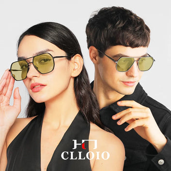 CLLOIO Anti-glare Day Night Vision Glasses Men Women Polarized