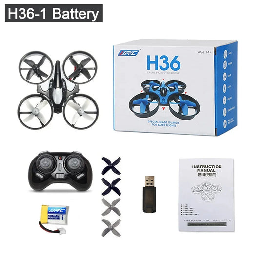 طائرة هليكوبتر JJRC H36 Mini Rc بدون طيار 4 قنوات 6 محاور وضع بدون رأس