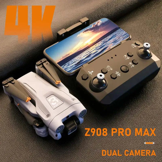 طائرة بدون طيار KBDFA MINI Z908Pro Max 4K ESC احترافية تعمل بتقنية WiFi FPV وعوائق بدون طيار