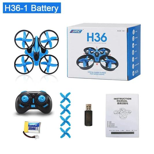 طائرة هليكوبتر JJRC H36 Mini Rc بدون طيار 4 قنوات 6 محاور وضع بدون رأس