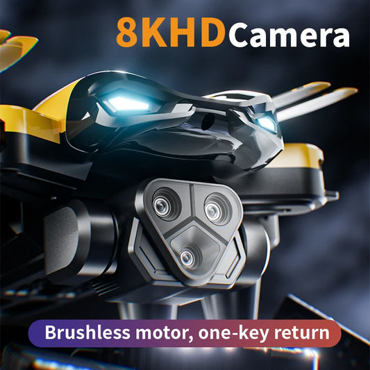 2024 New M5 Drone 8K Professional Triple Camera Brushless Motor