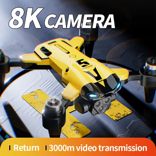 2024 New M5 Drone 8K Professional Triple Camera Brushless Motor