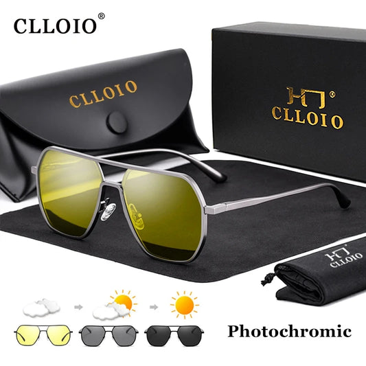 CLLOIO Anti-glare Day Night Vision Glasses Men Women Polarized